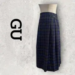チェックスカート プリーツ