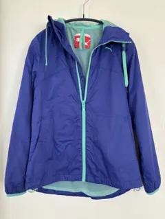 PUMA プーマ ウィンドブレーカー 紫色 フード付き