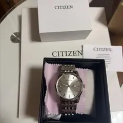 CITIZEN クォーツ メンズ 腕時計 シルバー