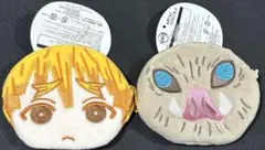 鬼滅の刃 おまんじゅうふかふかポーチ 我妻善逸 嘴平伊之助