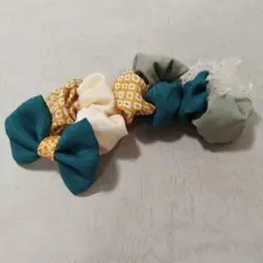 ふんわり　チュール　しぼり　ヘッドドレス　七五三 髪飾り　前撮り　896