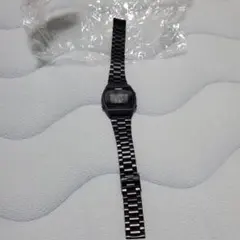 CASIO A168 STEEL BLACK ガンメタ 液晶反転 - メルカリ