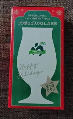 GREEN LABEL Mrs. GREEN APPLE コラボロゴ入りグラス