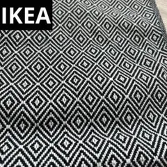 IKEA テーブルランナー　ジャガード　幾何学模様　モノクロ　モノトーン　北欧のサムネイル