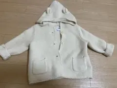 baby GAP フード付きカーディガン 6-12ヶ月 アイボリー