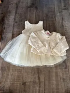 値下げkate spade クリーム色 ワンピース ジャケット付き