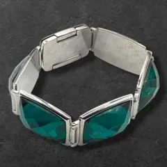 SWAROVSKI バングル ブレスレット グリーン 775