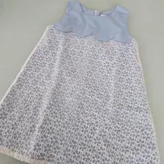 Catherine Cottage 水色 花柄 ワンピース110cm