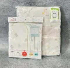 新生児コンビ肌着、ガーゼセット 5枚