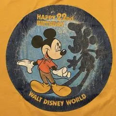 激レア　90s Hanes 影ミッキーマウス ビンテージ Tシャツ USA製XL