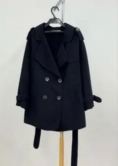 ABITOKYO ダブルフェイスPコート ウール100％ 極美品ウールコート