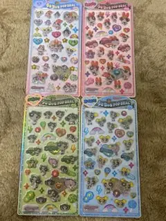な*な様 【国内正規品】パワーパフガールズ ポップシール4種コンプリート