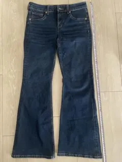 ブーツカット デニムパンツ インディゴブルーのサムネイル