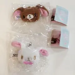 サンリオ シュガーバニーズ ぬいぐるみチャーム くろうさ しろうさ 2点セット
