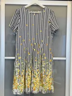 ローズティアラ 42 すずらん刺繍ワンピース - メルカリ
