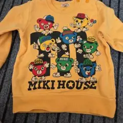 MIKI HOUSE カラフルクマ トレーナー 90