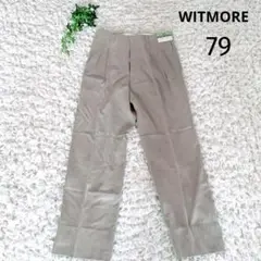 【美品】WITMORE　メンズ　3タック スラックスパンツ【79】