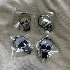 呪術廻戦 ストラップ 4個セット　（五条悟　七海建人）