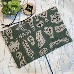 187ミナペルホネンforest life A6 文庫本カバー　ほぼ日手帳カバー