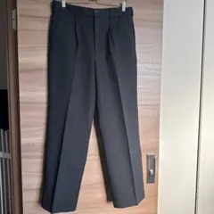 GU ワイドスラックス　L チャコールグレー