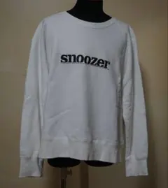 DIGAWEL ディガウェル SNOOZER スウェット 白 3 日本製のサムネイル