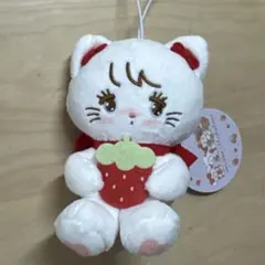 mikko illustrations いちごマスコットぬいぐるみ ムース