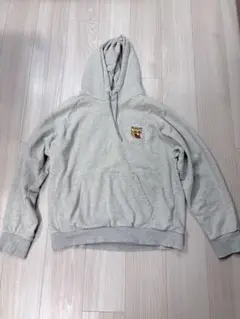 ONITSUKA TIGER フード付きパーカー XLサイズ グレー