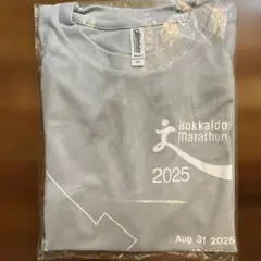 【新品未使用未開封】hokkaido marathon 2025 Tシャツ LL