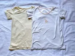 UNIQLOコットンフライスインナーT ２枚組