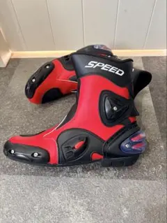 SPIDI バイクブーツ レッド/ブラック 26.5～27 - メルカリ