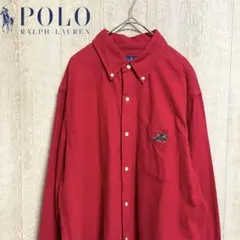 現行 POLO RALPH LAUREN ポロベア　シャツ　L
