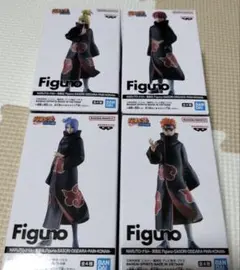 NARUTO ナルト 疾風伝 Figuno 全4種 暁 - メルカリ