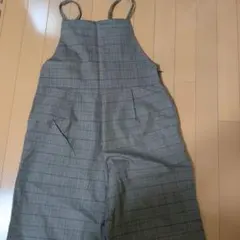 グレー系チェック サロペットのサムネイル