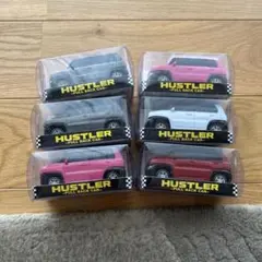 HUSTLER ミニカーセット 4台 SUZUKI ハスラー HUSTLER 1/22 ミニカー 全4色 ライト点灯