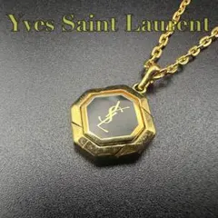 極美品✨ YSL サンローラン ネックレス ゴールド ロゴ 刻印 2076