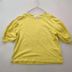 シンプリシテェ 半袖 Tシャツ イエロー カットソー ドロップショルダーのサムネイル