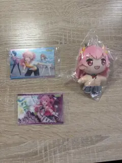プロセカ 桃井愛莉 ぷちぬいマスコット+ウエハースカード2枚 まとめ売り