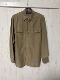 AURALEE オーラリー　長袖シャツ　サイズ4 キャメル　ボタンシャツ AURALEE オーラリー 長袖シャツ サイズ4 キャメル ボタンシャツ - メルカリ