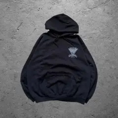 パーカー 黒 オーバーサイズ XL ストリート 裏起毛 y2k 00s アメカジ