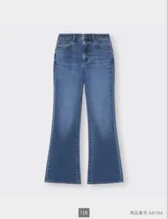 GU ジーユー フレアジーンズ デニム S ストレッチ 221-341744のサムネイル