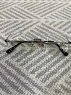 ランセル L-301 眼鏡 度入りレンズ　リムレス チタンLANCEL