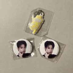 INI 木村柾哉 絵文字キーホルダー＋ミニ缶バッジXQUARE カプセルトイ