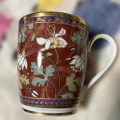 Noritake ボーンチャイナ マグカップ 花柄 金彩レア