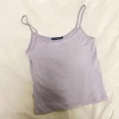 brandy melville ボーダーキャミソールのサムネイル