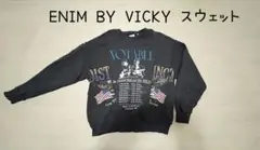 ENIM BY VICKY リメイクロックスウェット