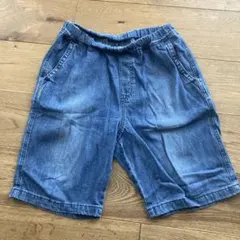 UNIQLO デニム ハーフパンツ 160サイズ