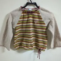 KP 秋冬用 長袖 １３０ボーダー