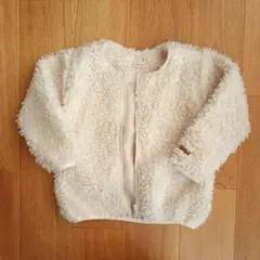 プティマイン　シープボア　ノーカラージャケット