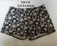 フローラルプリント ショートパンツ Sサイズ ローウエスト Y2K