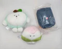ふわふわぬいぐるみ マスコット 3匹セット